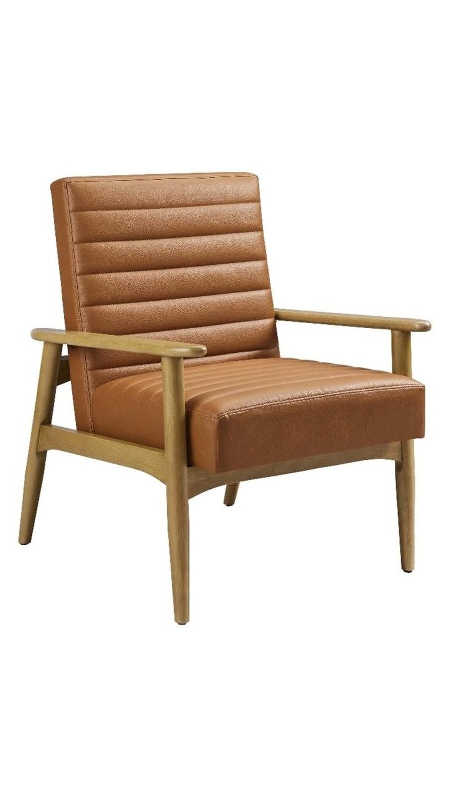 Berkeley Roll-Arm Leather Armchair