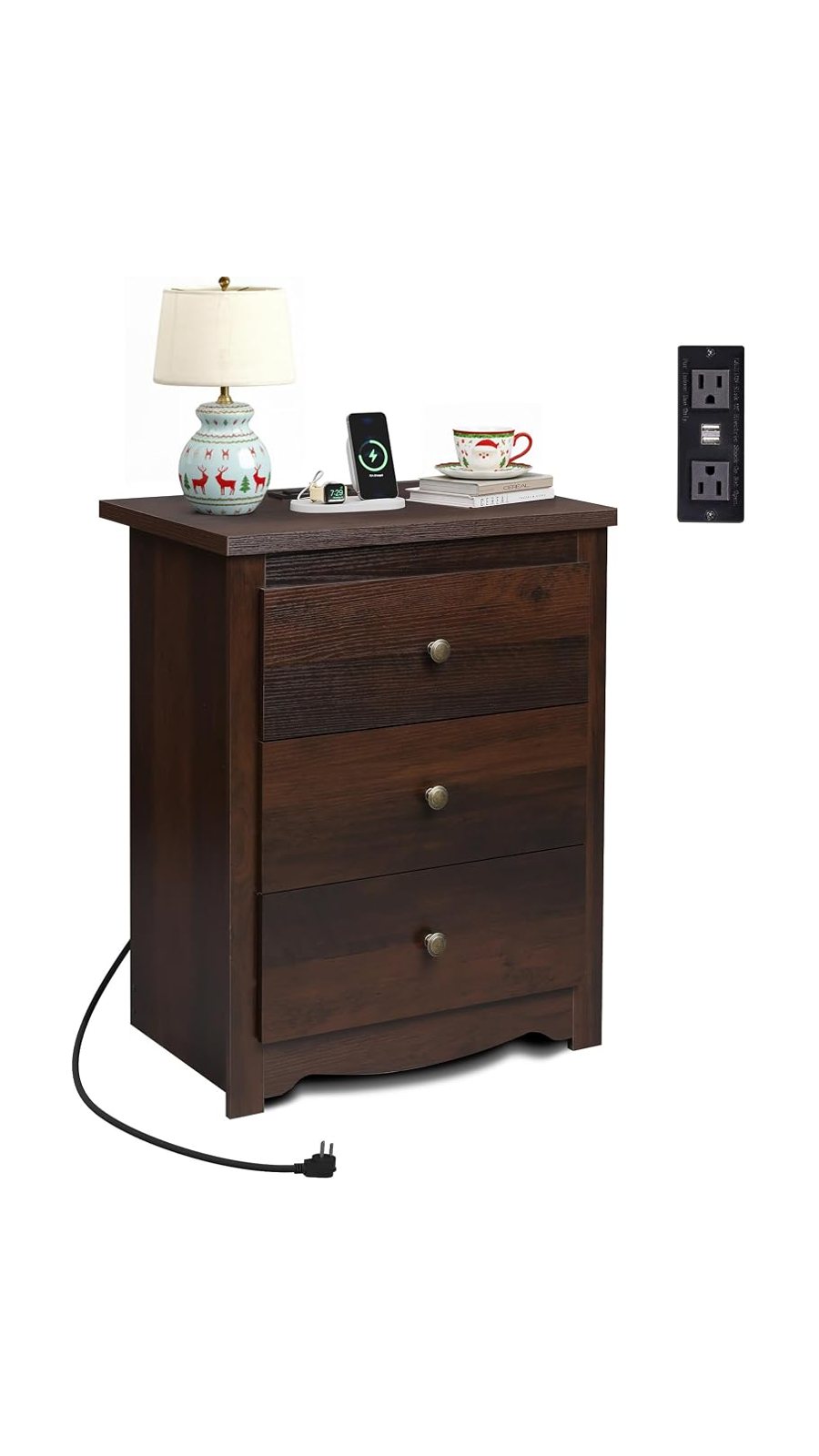 Sausalito 2-Drawer Nightstand