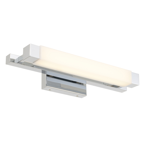 20-Inch Chrome Steel Integrated LED Bathroom Vanity Light Bar