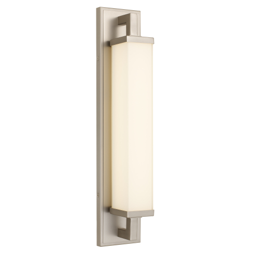 22-Inch Brushed Nickel Integrated LED Steel Bathroom Vanity Light