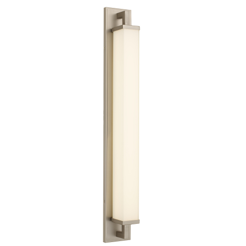 34-Inch Brushed Nickel Steel Integrated LED Vanity Light Bar
