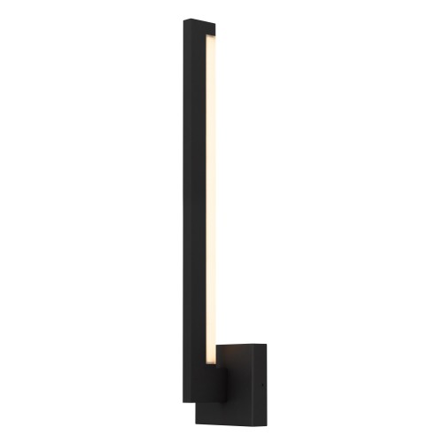 24 inch LED Wall Sconce - Black - Steel