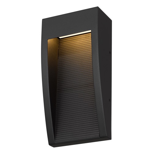 10-Inch Black Steel LED Wall Sconce for Bathroom Lighting Spaces