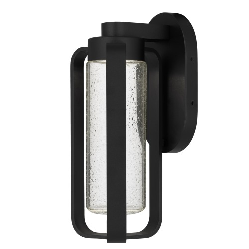 12-Inch Black Steel LED Bathroom Wall Sconce Lighting Fixture