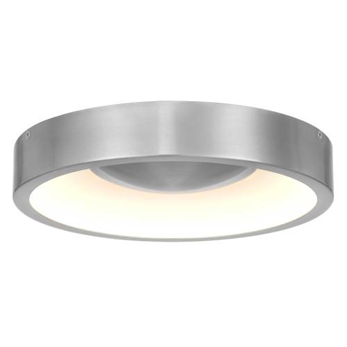 11-Inch Steel LED Flush Mount Ceiling Light in Brushed Nickel Finish