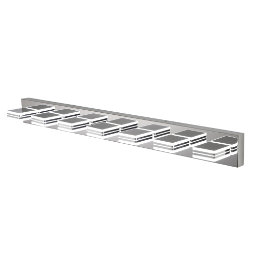 NEW SKU:W1340P206808 - Chrome - Acrylic,Stainless Steel - Modern