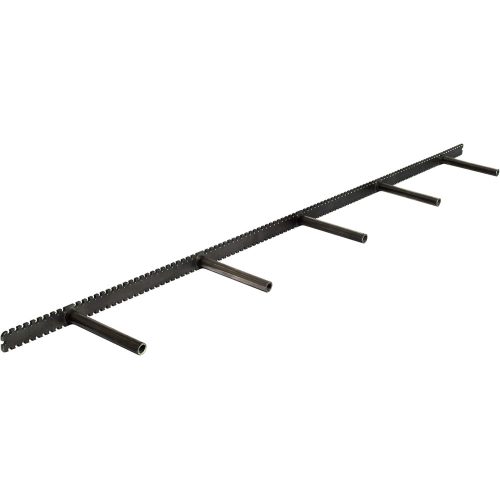 58-Inch Black Metal Floating Shelf Bracket, Heavy-Duty Easy Install
