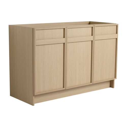 48-Inch Dune Oak Plywood Freestanding Modern Bathroom Vanity