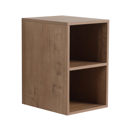 12-Inch Imitative Oak Plywood Wall-Mounted Bathroom Shelves