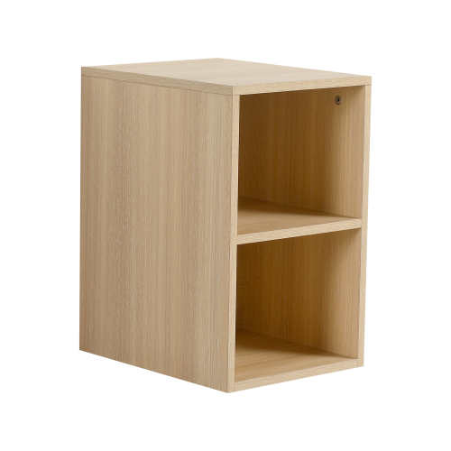 12-Inch American White Oak Plywood Wall-Mounted Bathroom Shelf