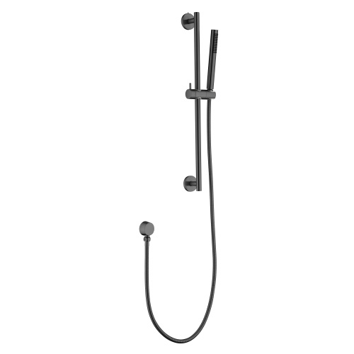 28-Inch Stainless Steel Handheld Shower with Hose, Matte Black
