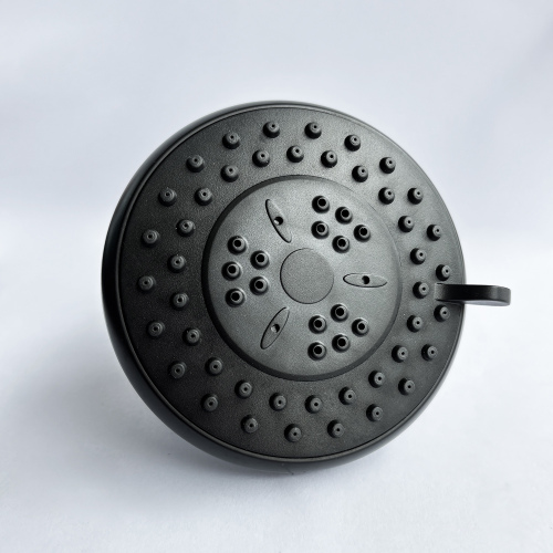 4-Inch Matte Black ABS High-Pressure Rain Showerhead with 3 Modes