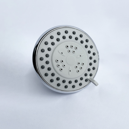 4-Inch Chrome ABS Rain Shower Head with 3 Spray Modes and Swivel Joint