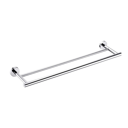 23.6-Inch Wall-Mounted Bathroom Towel Bar, Chrome Stainless Steel