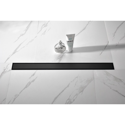 30-Inch Matte Black 304 Stainless Steel Linear Shower Drain