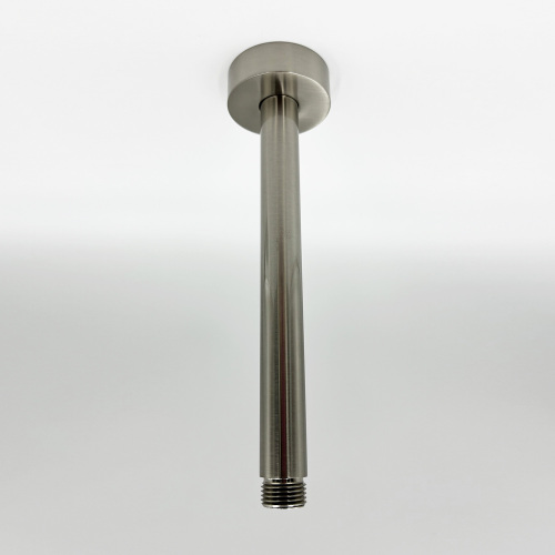 Brushed Nickel Stainless Steel Ceiling Shower Arm with Flange