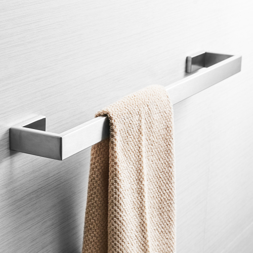 24-Inch Brushed Nickel Stainless Steel Bathroom Towel Bar