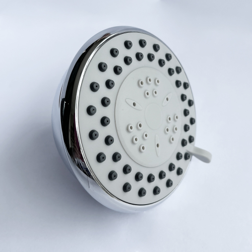 4-Inch Chrome ABS Rain Shower Head with 3 Modes and Swivel Joint