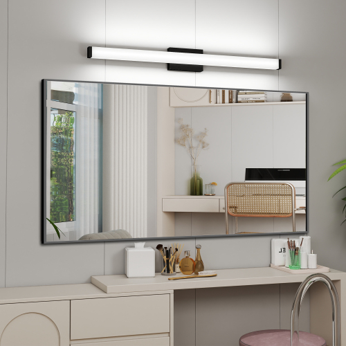 41-Inch Black Iron Modern LED Vanity Light Bar for Bathroom