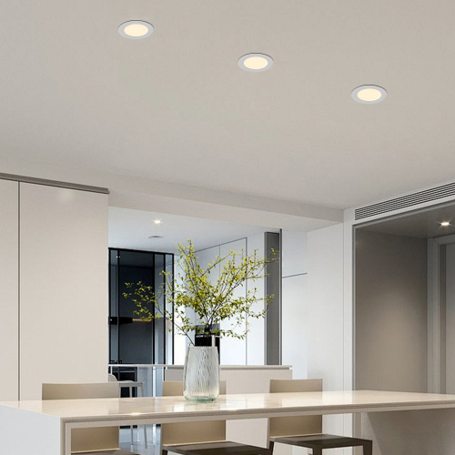 12-Pack 4-Inch White Iron Ultra-Thin LED Recessed Ceiling Lights