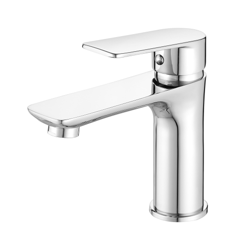 Chrome Stainless Steel Single-Handle Waterfall Bathroom Faucet