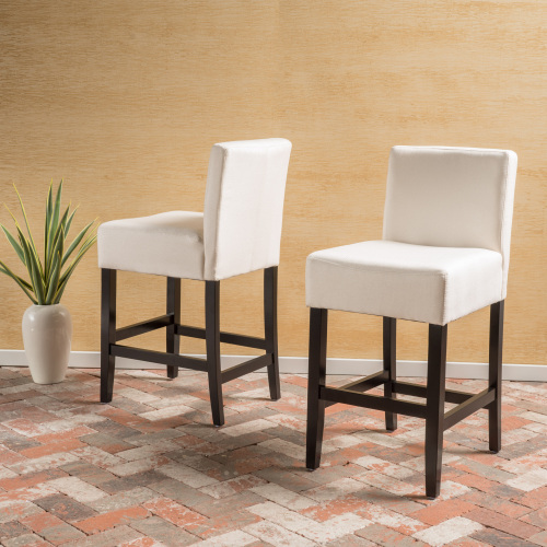 ZUMA KD COUNTER STOOL [SET OF 2 PCS] - Beige - Fabric