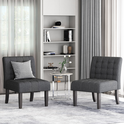 ACCENT CHAIR - Charcoal - Fabric