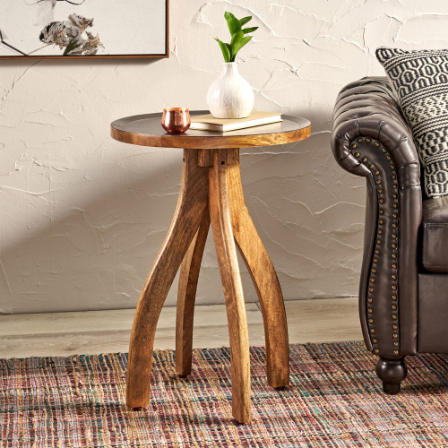 End table - Wood - Wood + Synthetic Wood