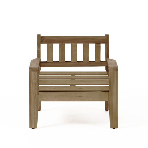 GRENADA CLUB CHAIR - Grey - Acacia Wood