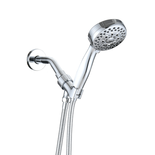 5 Mode Adjustable Settings Handheld Shower Head with Hose High Pressure Shower Heads - Chrome - ABS - Chrome - ABS