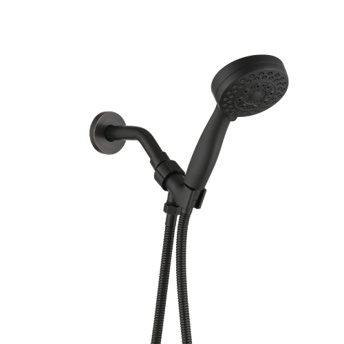 5 Mode Adjustable Settings Handheld Shower Head with Hose High Pressure Shower Heads - Oil-Rubbed Bronze - ABS - Oil-Rubbed Bronze - ABS