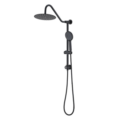 Shower Head with Handheld Shower System with 10" Rain Shower Head - Matte Black - Metal