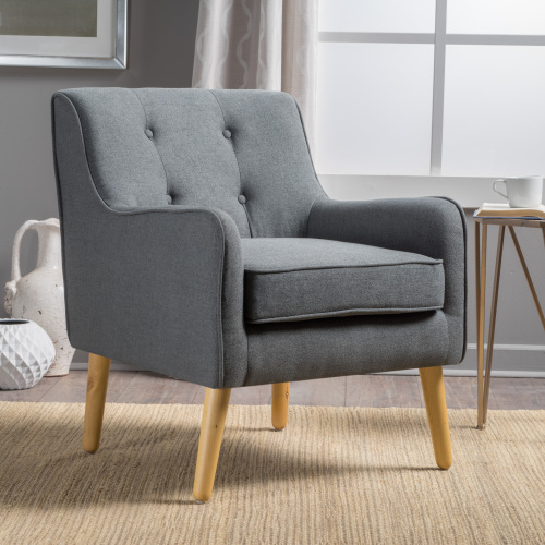 ARM CHAIR - Charcoal - Fabric - Charcoal - Not Specified