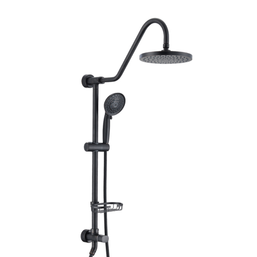 Handshower Shower Head with Handheld Shower System with 8" Rain Shower Head - Oil-Rubbed Bronze - Stainless Steel