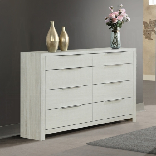 Modern Transitional Beige Finish 1pc Dresser with 8x Storage Drawers Wooden Bedroom Furniture - Modern,Transitional - Not Specified - Not Specified - Not Specified - Not Specified - Not Specified - Not Specified - Not Specified - Not Specified