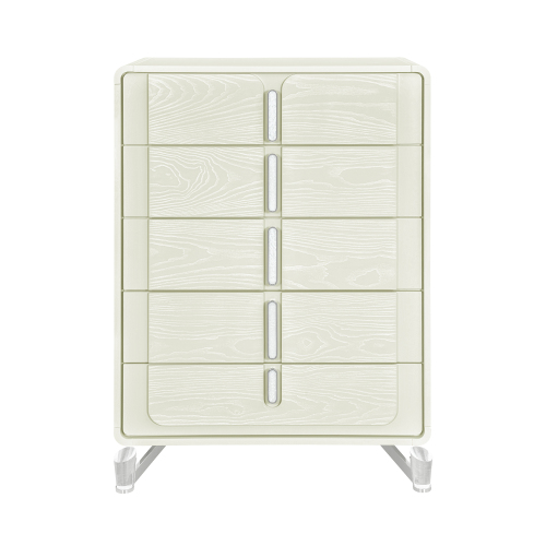 Nora Beige Chest - Solid Wood+MDF - Solid Wood+MDF - Modern - Bedroom - Rubberwood - Not Specified - Not Specified - Not Specified - Not Specified - Not Specified - Not Specified - Not Specified - Not Specified - Not Specified - Not Specified - Not Specified - Not Specified