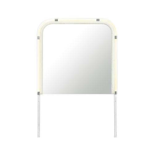 Nora Beige Mirror With LED - Solid Wood+MDF - Solid Wood+MDF - Modern - Not Specified - Not Specified - Not Specified - Not Specified - Not Specified - Not Specified - Not Specified - Not Specified - Not Specified - Not Specified - Not Specified - Not Specified - Not Specified - Not Specified