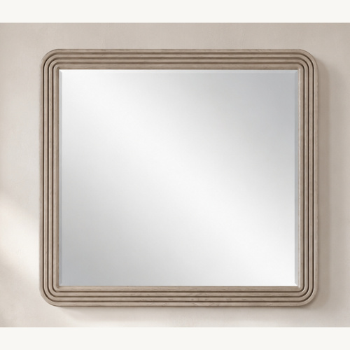 Leanna Light Oak Mirror - Engineered Wood,Solid Wood - Engineered Wood - Solid Wood - Not Specified - Not Specified - Not Specified - Not Specified