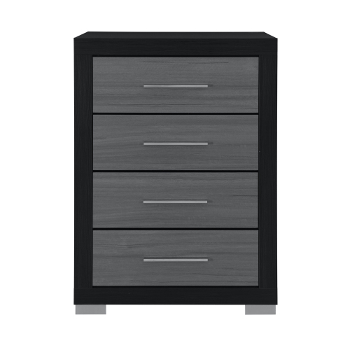 ELSA BLACK AND GREY CHEST - Solid Wood+MDF - Solid Wood+MDF - Transitional - Bedroom - Rubberwood - Solid Wood - Not Specified - Not Specified - Not Specified - Not Specified - Not Specified - Not Specified - Not Specified - Not Specified - Not Specified - Not Specified - Not Specified - Not Specified