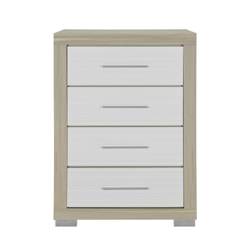 ELSA NATURAL AND WHITE CHEST - Natural+White - Solid Wood+MDF - Solid Wood+MDF - Transitional - Bedroom - Rubberwood - Solid Wood - Not Specified - Not Specified - Not Specified - Not Specified - Not Specified - Not Specified - Not Specified - Not Specified - Not Specified - Not Specified - Not Specified - Not Specified