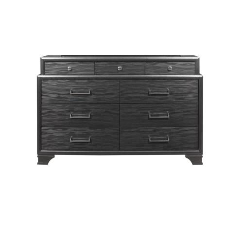 CIVIC GRAY DRESSER - Solid Wood+MDF - Solid Wood+MDF - Modern - Bedroom - Rubberwood - Solid Wood - Not Specified - Not Specified - Not Specified - Not Specified - Not Specified - Not Specified - Not Specified - Not Specified - Not Specified - Not Specified - Not Specified