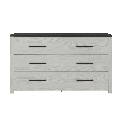 Avery Beige Dresser - Solid Wood+MDF - Solid Wood+MDF - Farmhouse - Bedroom - Rubberwood - Not Specified - Not Specified - Not Specified - Not Specified - Not Specified - Not Specified - Not Specified - Not Specified - Not Specified - Not Specified