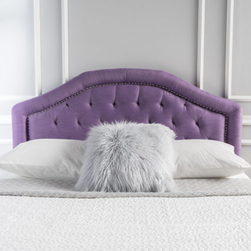 QUEEN&FULL SIZED HEADBOARD - Light Purple - Fabric - Not Specified - Light Purple