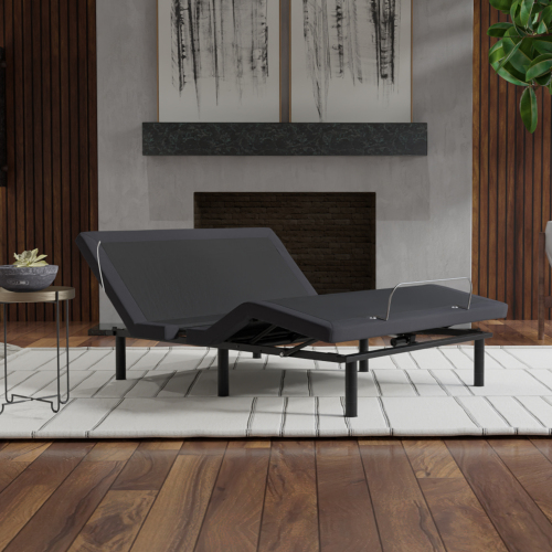 Model G2 Adjustable Base Queen: Voice Command, Glide Tech, LED Lights, Zero Clearance - DARK GREY - Metal