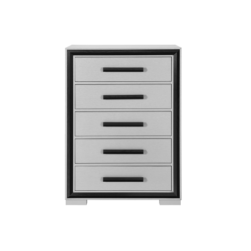 ADELAIDE GREY BLACK CHEST - Solid Wood+MDF - Solid Wood+MDF - Modern - Rubberwood - Bedroom - Not Specified - Not Specified - Not Specified - Not Specified - Not Specified - Not Specified - Not Specified - Not Specified - Not Specified - Not Specified - Not Specified