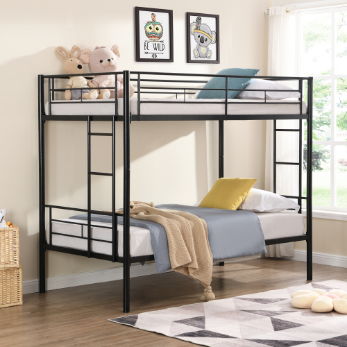 METAL BUNK BED BLACK - Not Specified - Not Specified