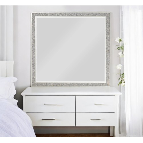 Sliverfluff Mirrored & Champagne Finish Mirror - Mirror,Synthetic Wood