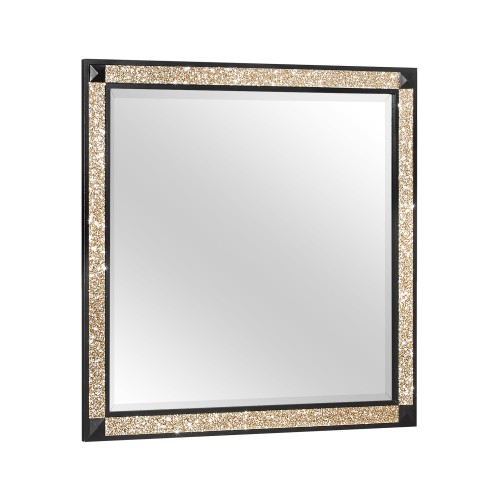 LIVELY BLACK/GOLD MIRROR - MDF+glass - MDF+glass - Contemporary - Not Specified - Not Specified - MDF - Not Specified - Not Specified - Not Specified - Not Specified - Not Specified - Not Specified - Not Specified - Not Specified - Not Specified - Not Specified - Not Specified