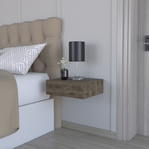 Nightstand Isola, Bedroom, Dark Brown - Engineered Wood - Engineered Wood - Particle Board
