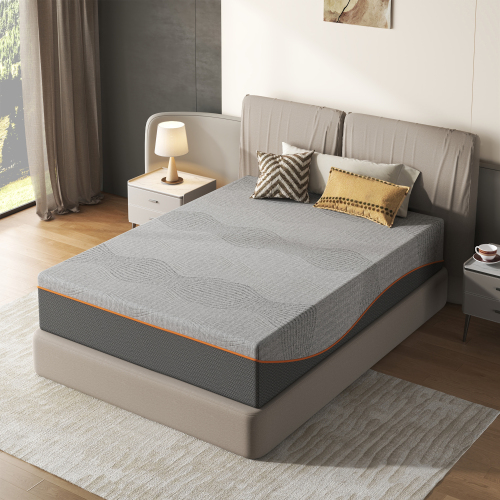 Full Size Mattress,12 Inch Memory Foam Mattress, Fiberglass Free, Medium Feel, Breathable Cooling Layers, Certified Safe Materials - Black - 12" Full